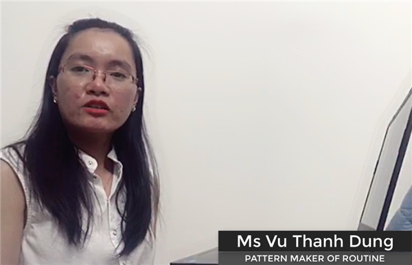 Ms Vũ Thanh Dung làm việc tại thương hiệu thời trang ROUTINE