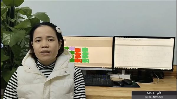 Ms Trần Tuyết đang làm việc tại Nam Định