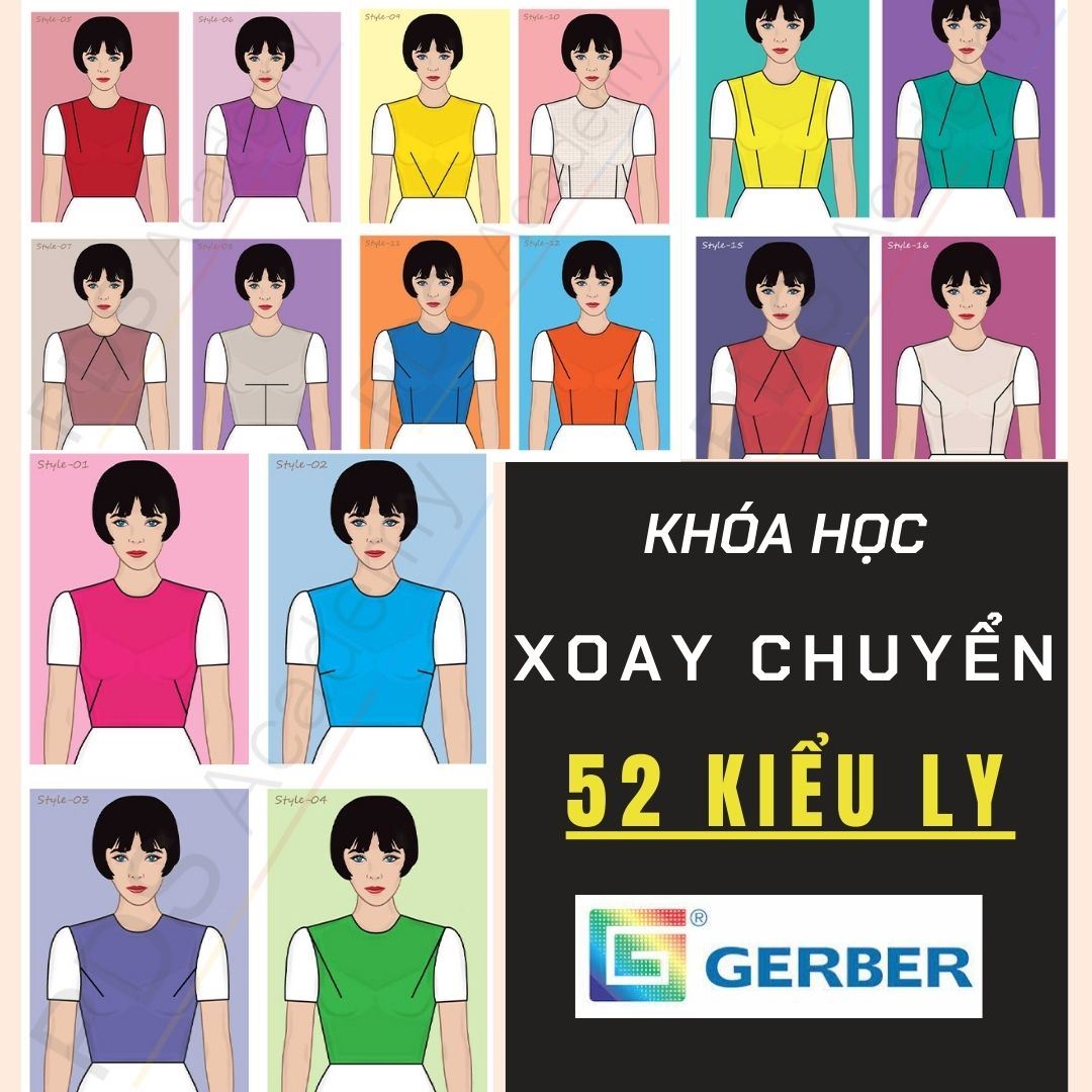 Khóa học kỹ thuật XOAY CHUYỂN CHIẾT LY trên phần mềm GERBER ACCUMARK